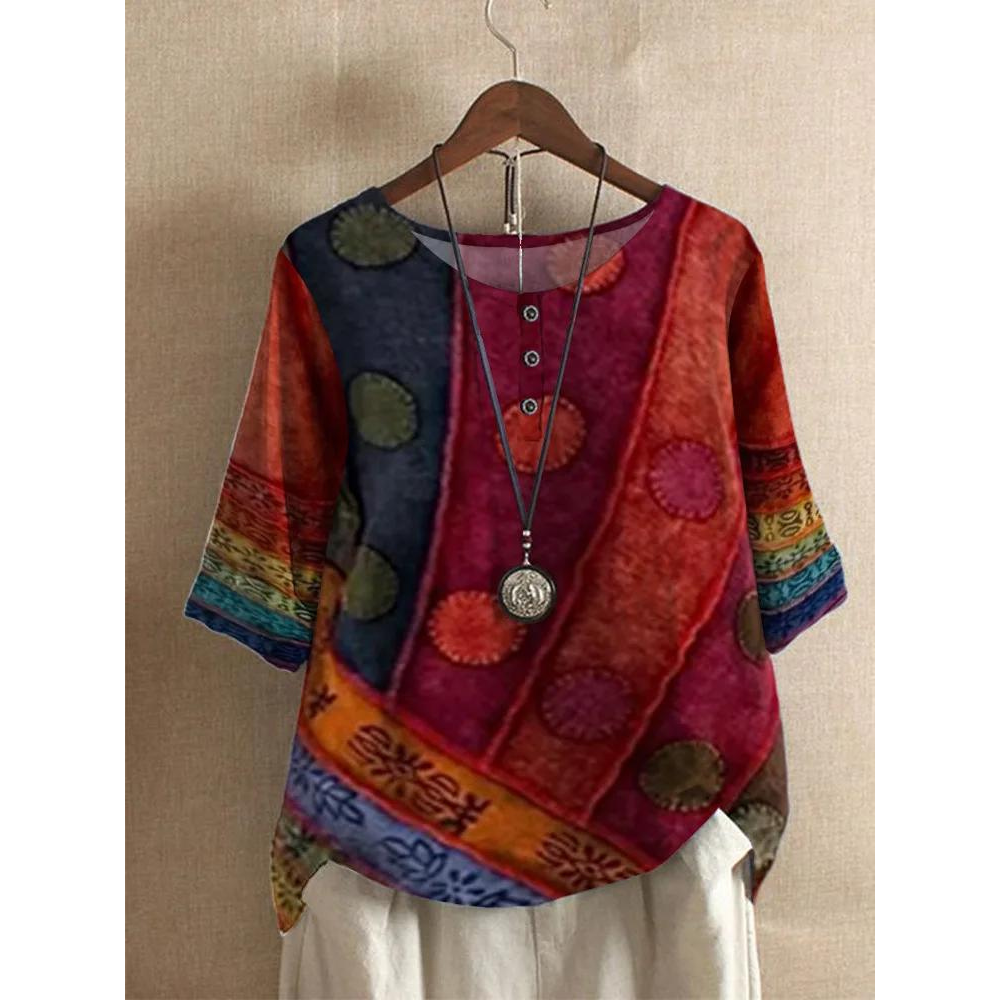 Valarie - Haut Boho Coloré