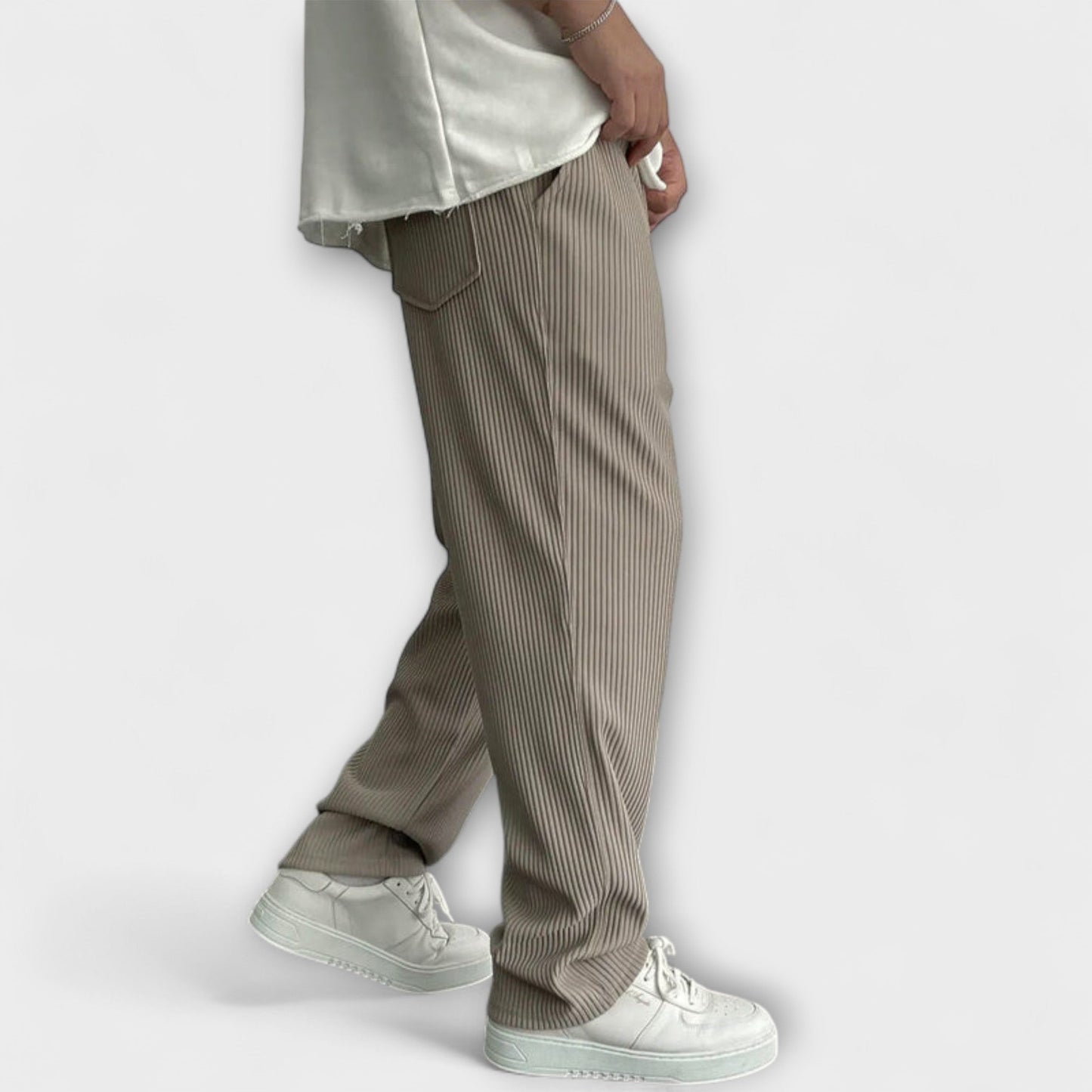 Pantalons Tricot Détendus