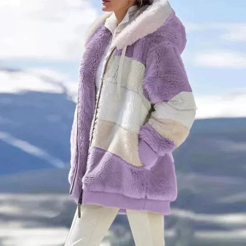 Harper | Veste en polaire stylée avec capuche