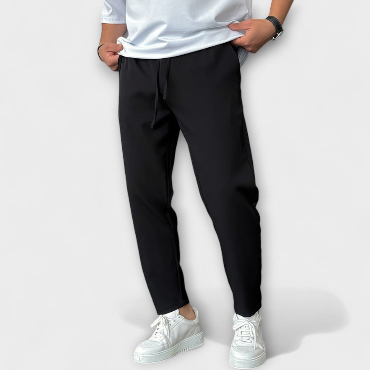Pantalons Légers Taille Haute