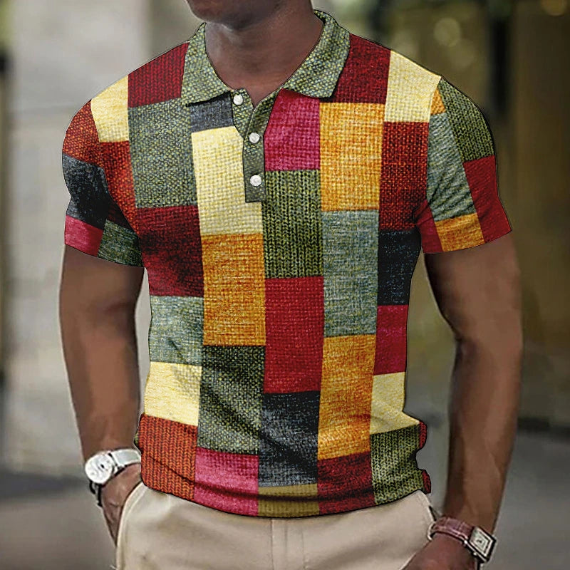 Armin™ | Polo-shirt stylé imprimé en plusieurs couleurs
