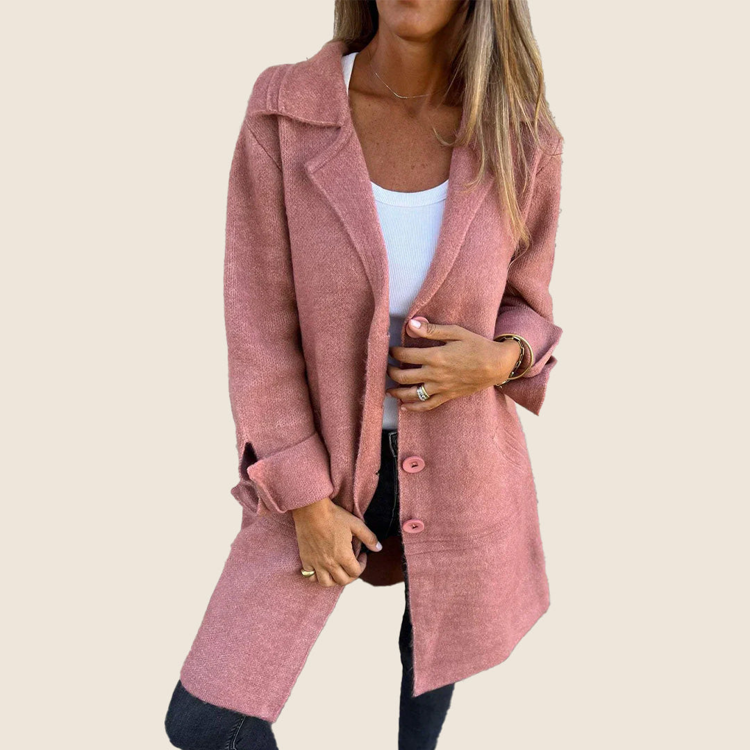 Frankie | Manteau oversized décontracté avec revers