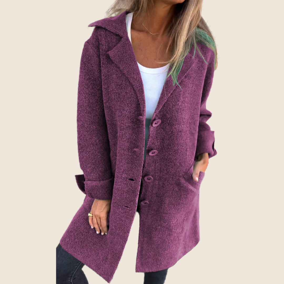 Frankie | Manteau oversized décontracté avec revers