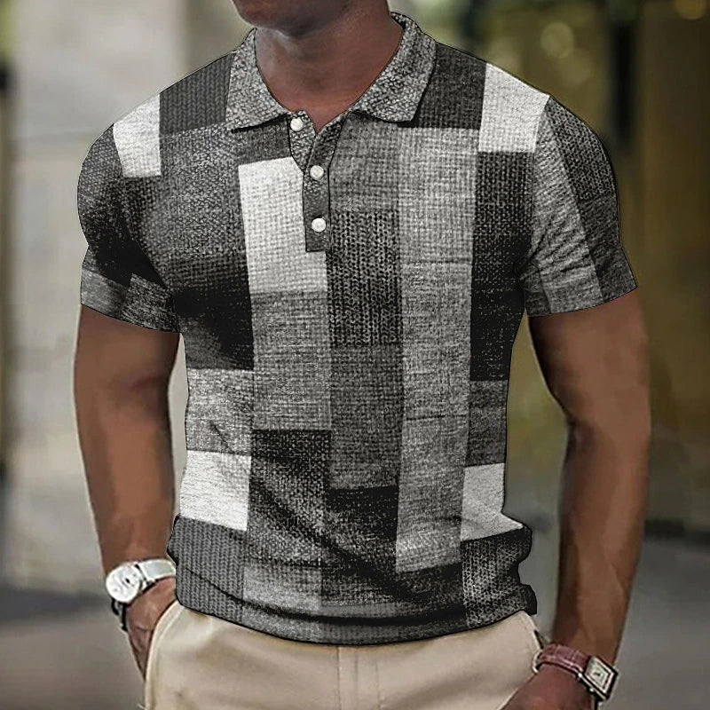 Armin™ | Polo-shirt stylé imprimé en plusieurs couleurs