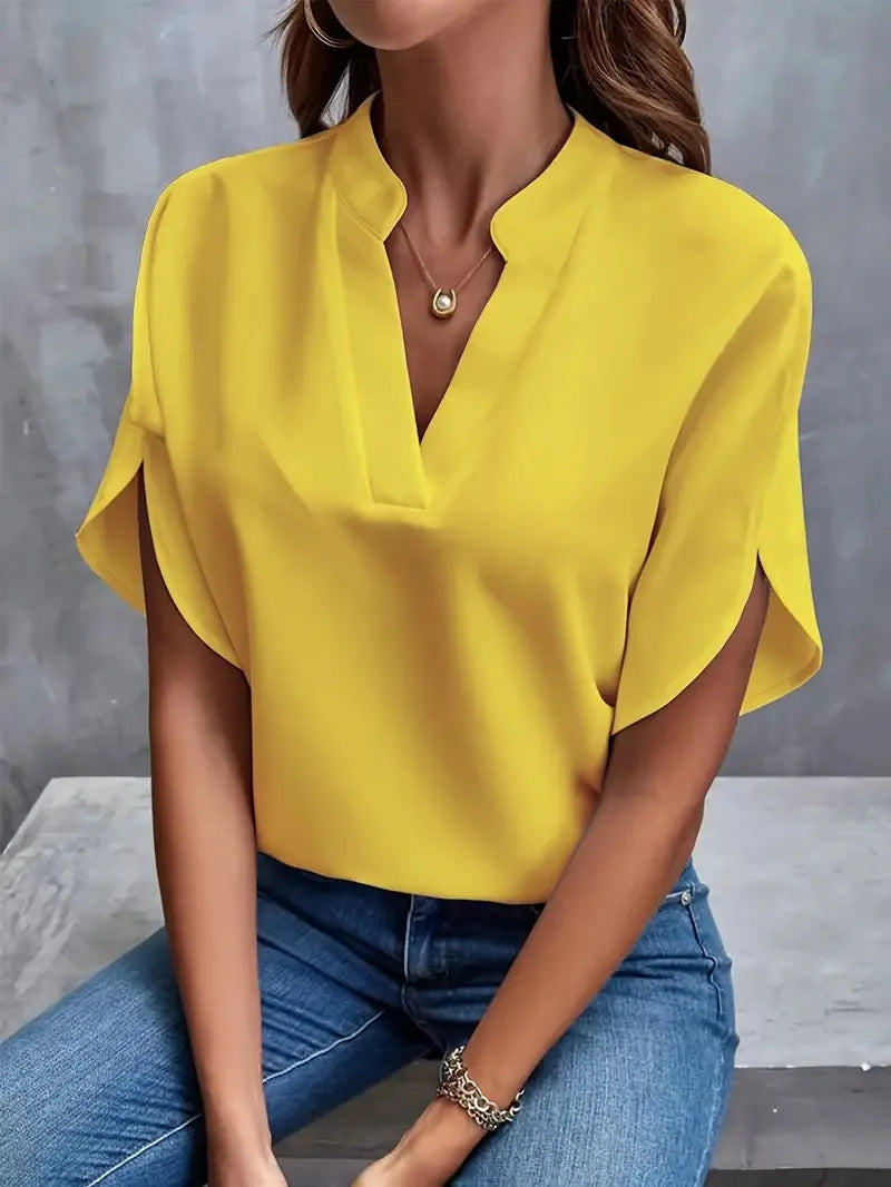 Bettina | Blouse fluide à décolleté en V élégant