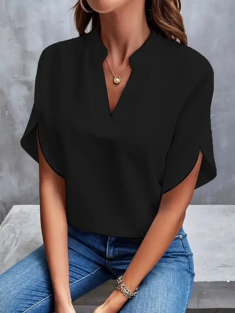 Bettina | Blouse fluide à décolleté en V élégant