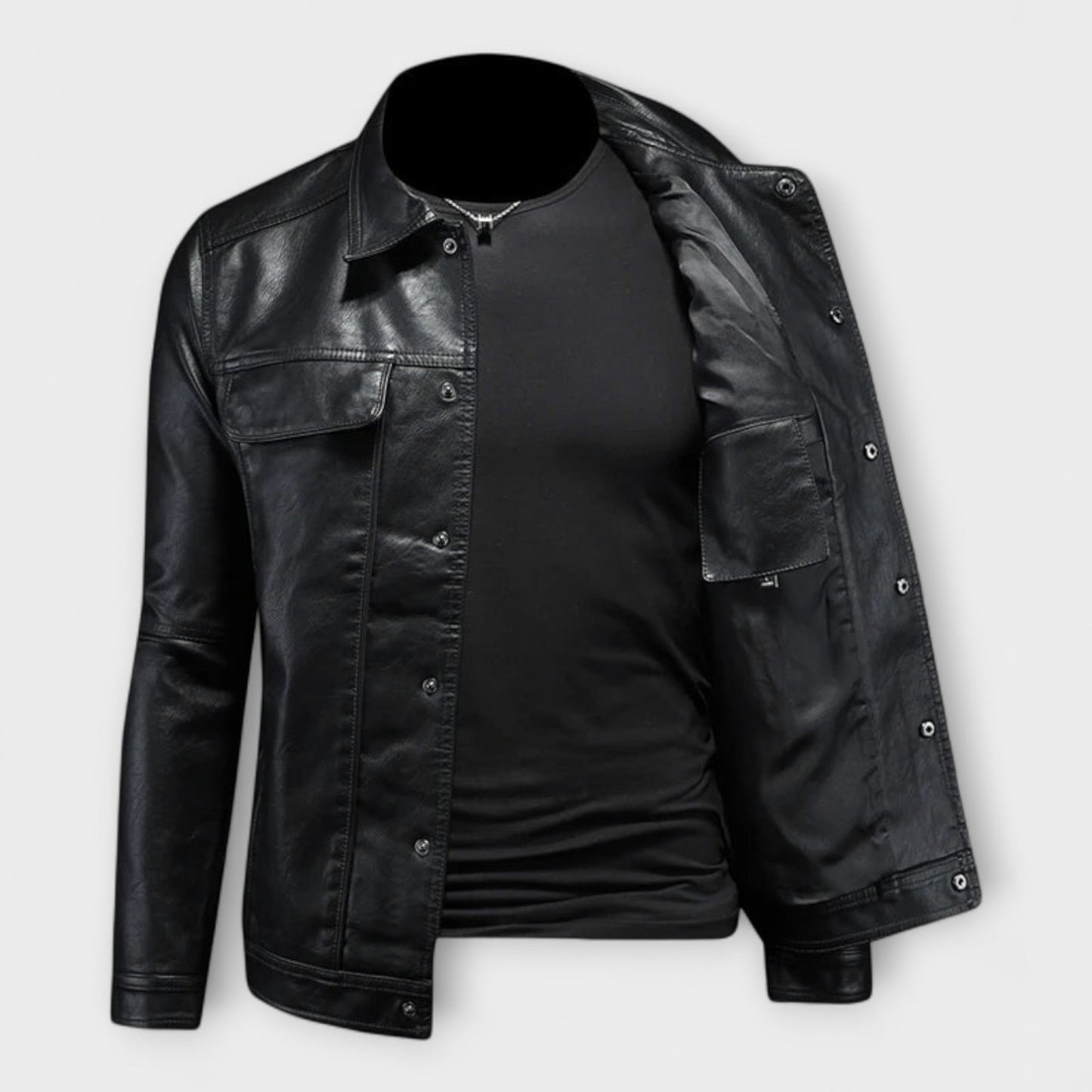 Veste en Cuir Moderne