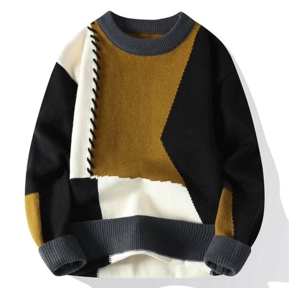 Tomas | Pull en patchwork