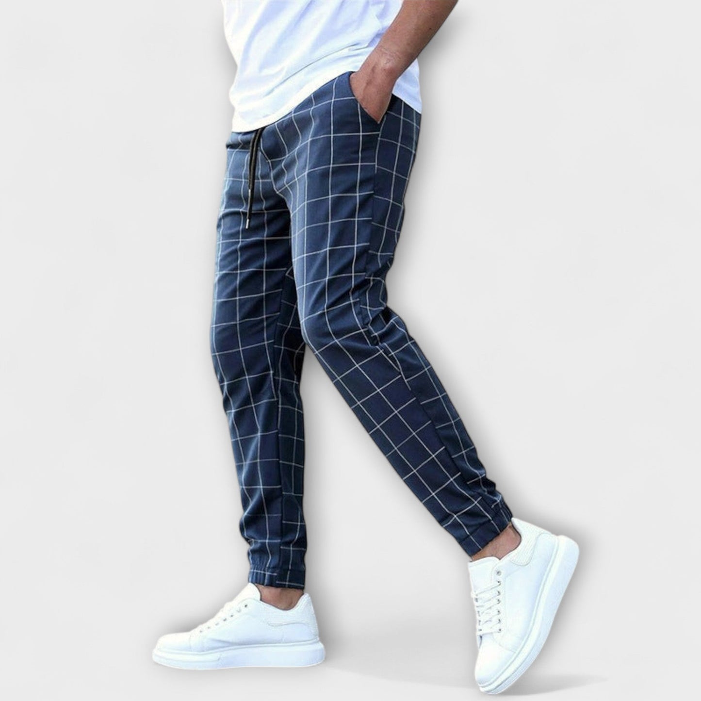 Pantalons Jogging à Carreaux
