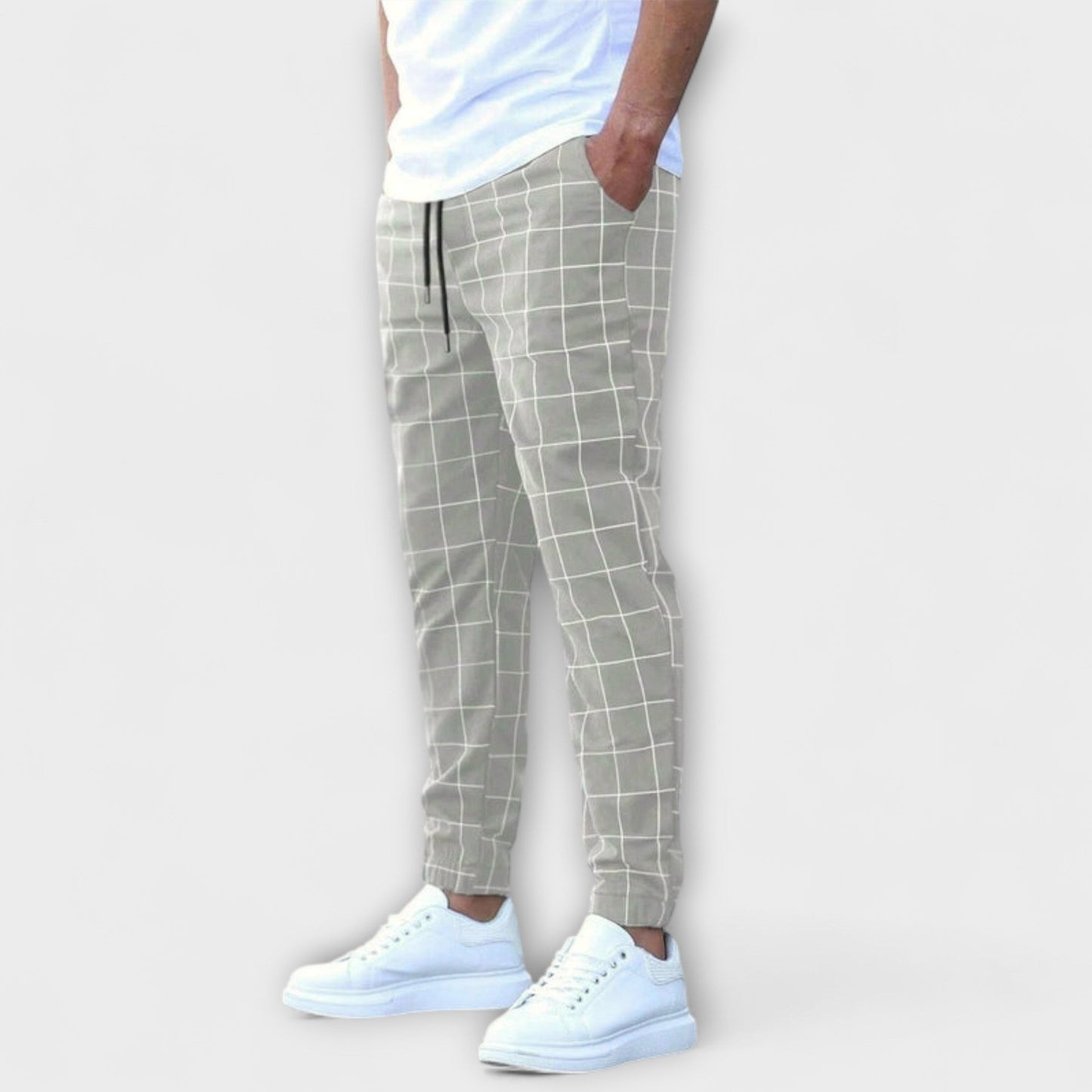 Pantalons Jogging à Carreaux