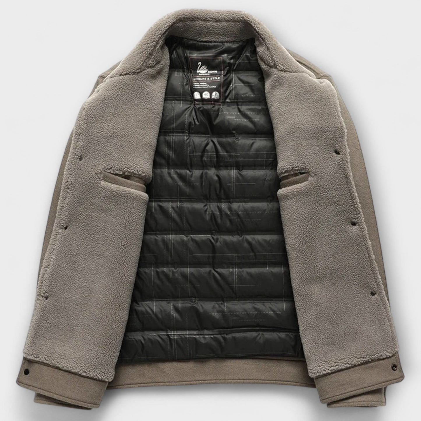 Veste en Laine Sherpa