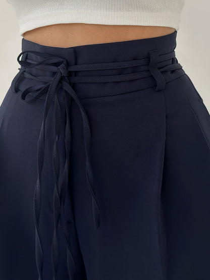 Briséis - Pantalon large taille haute