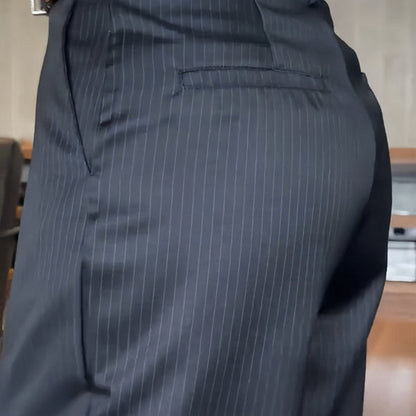 Caprice - Pantalon de costume à rayures élégant